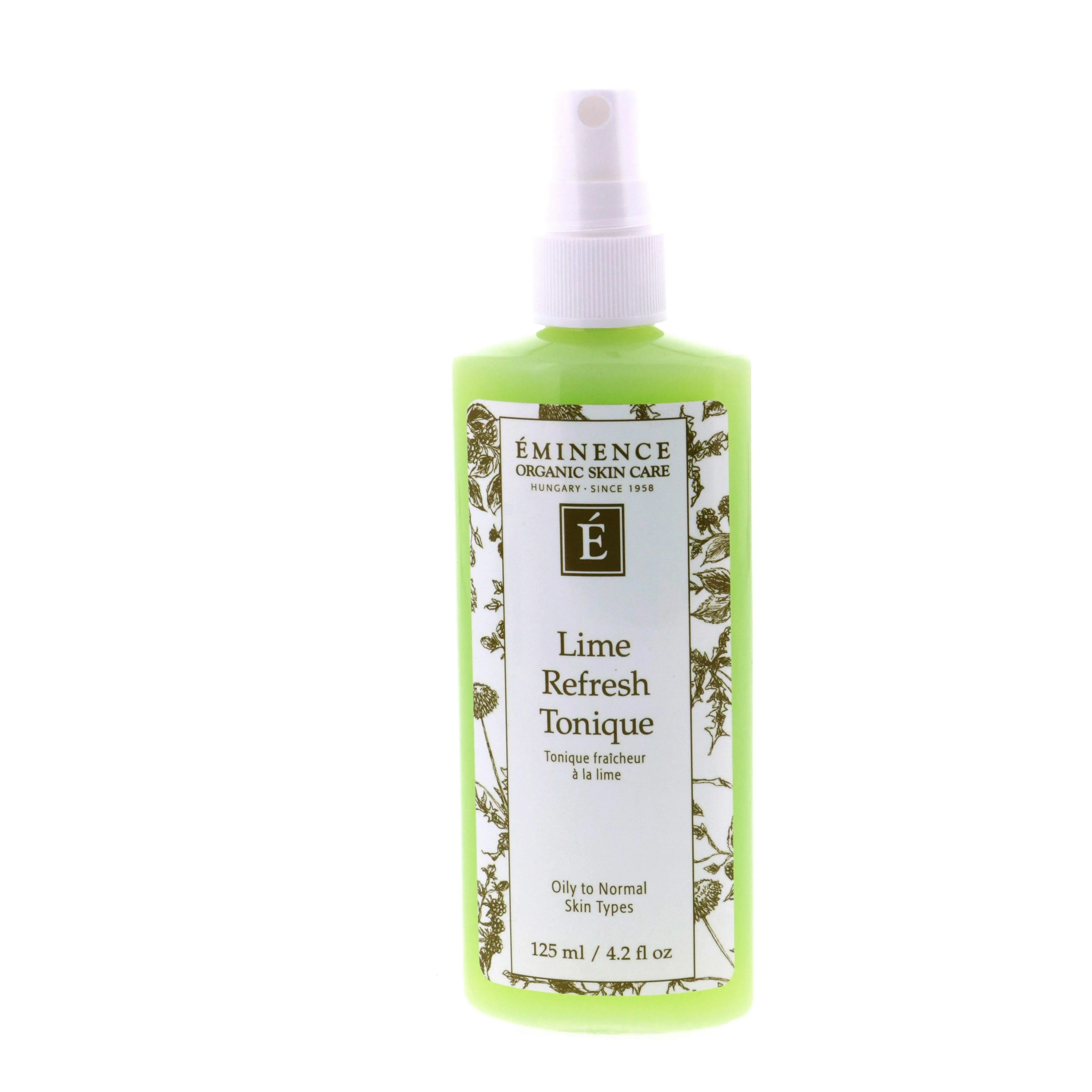 Eminence Lime Refresh Tonique - Lightweight Skincare Toner for Normal Skin, 4.2 oz