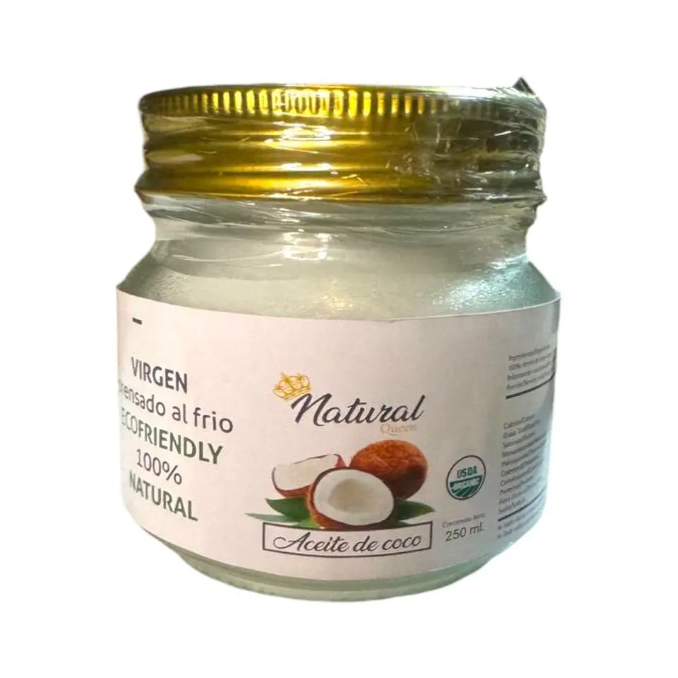 Naturally Coco Beauty High-Purity Virgin Coconut Oil (8oz) - Single Item Scented Cosmetic Body & Massage Oil, Moisturizer for Skin & Hair, Flavorful Culinary Frying Solution