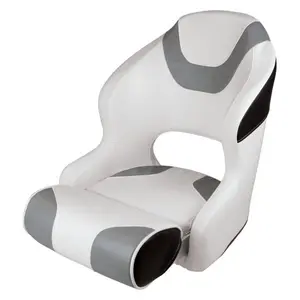 Wise  Baja Bucket Seat with Flip Up Bolster, Brite White, Marble Grey & Black