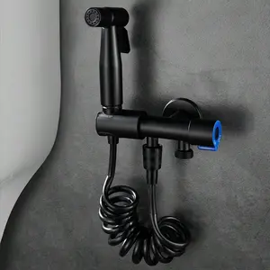 Bathroom Accessories Set, 3 Counts/set Including 3-way Shower Diverter Bracket, Shower Head & Pipe, Bathroom Supplies for Home Use