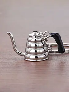 Creative Mini Simulation Coffee Themed Keychain Pendant, Cloud Pot, Milk Tea Cup, Coffee Machine Handle And Other Small Gift Keychain Bag Accessories, Personalized Accessories For Coffee Enthusiasts, Niche Design | Bag Decoration