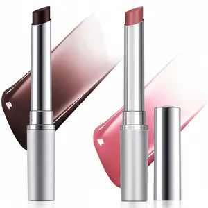 Hydrating Tinted Lip Balm – Black & Pink Sheer Tint + Glossy Finish, Honey-Infused Black Cherry Moisturizer for All Skin Tones