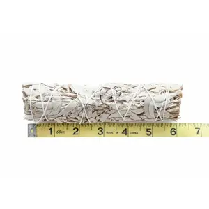 NessaStores California White Sage Smudge Stick Incense 6" Bundle (1 pc) #JC-162
