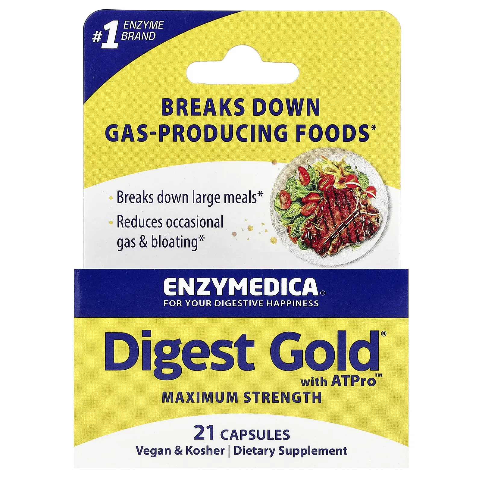 Enzymedica Digest Gold® with ATPro™, 21 Capsules