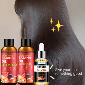 [Three-piece set] ROZINO Bata Na Oil Shampoo and Hair Care Set