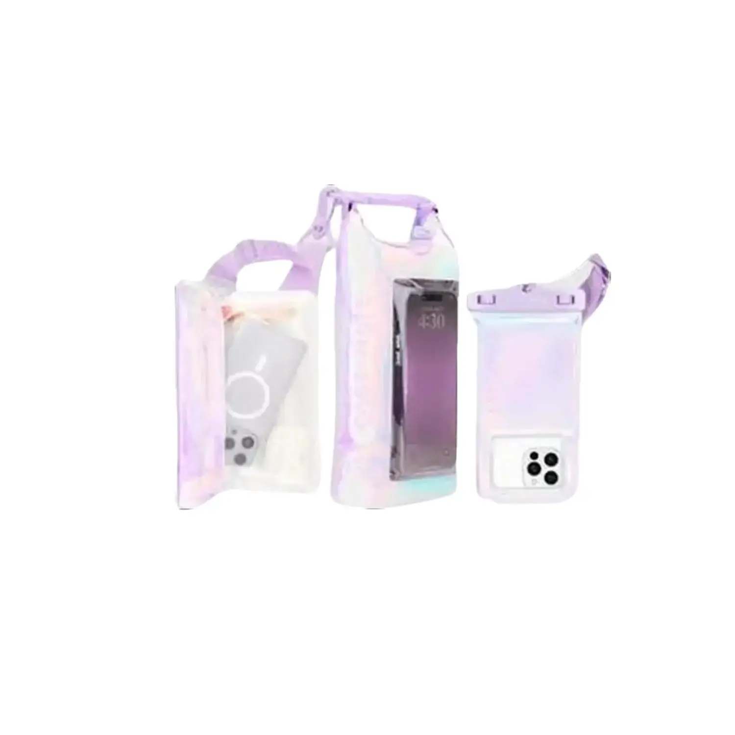 Waterproof Floating Trio Swimming Equipment Bag Bundle for Water Sports, Outdoor Activities