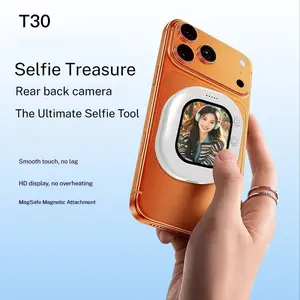 Magnetic Phone Rear Camera Selfie Video Camera Wireless Magnetic Phone Vlog Mini,Portable & Convenient Design,Perfect for Capturing Moments,Smartphone Camera Accessories