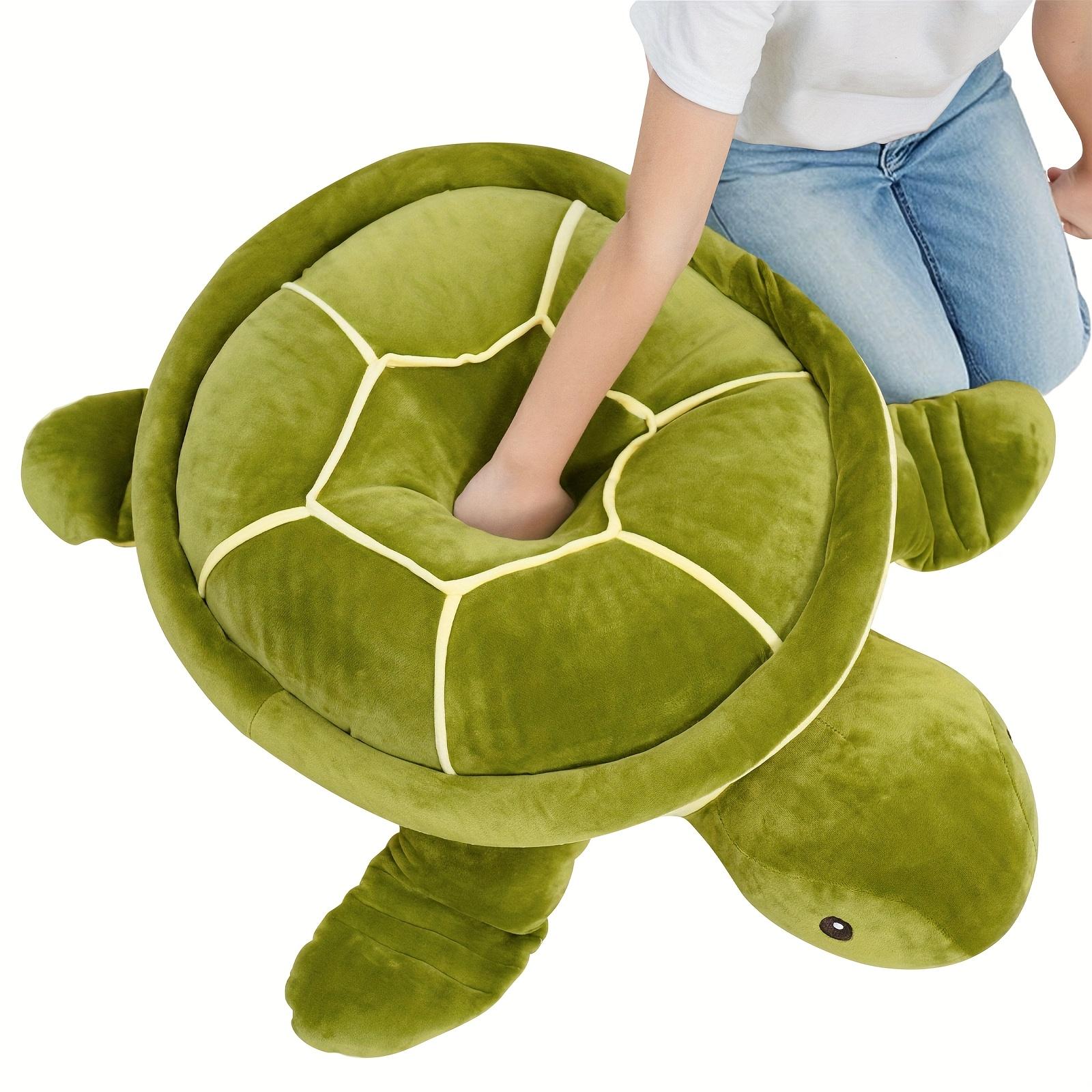 28-Inch Soft Plush Ocean Sea Turtle Stuffed Animals, Enormous Plush Pillows, Oversized Turtle Toys, Perfect Birthday Gifts for Children