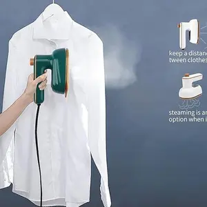 Mini Iron for Clothes, Portable Handheld Steam Iron - Handy Heat Press Small Iron - 360° Ironing Machine for Dry And Wet Ironing Support Dry And Wet Ironing for Home and Travel`