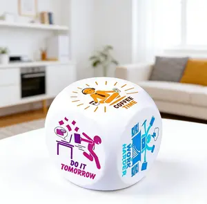 Office Squishy Stress Cube Fidget Toy – Quiet Anxiety & Stress Relief, Funny Coworker Gift, White Elephant Gift for Men & Women