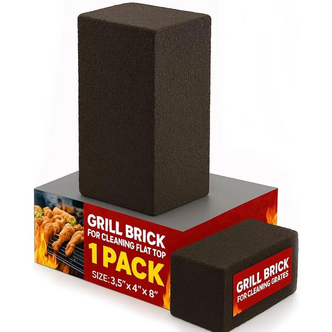 Grill Cleaning Brick, Heavy Duty Pumice Stone (1 Pack)