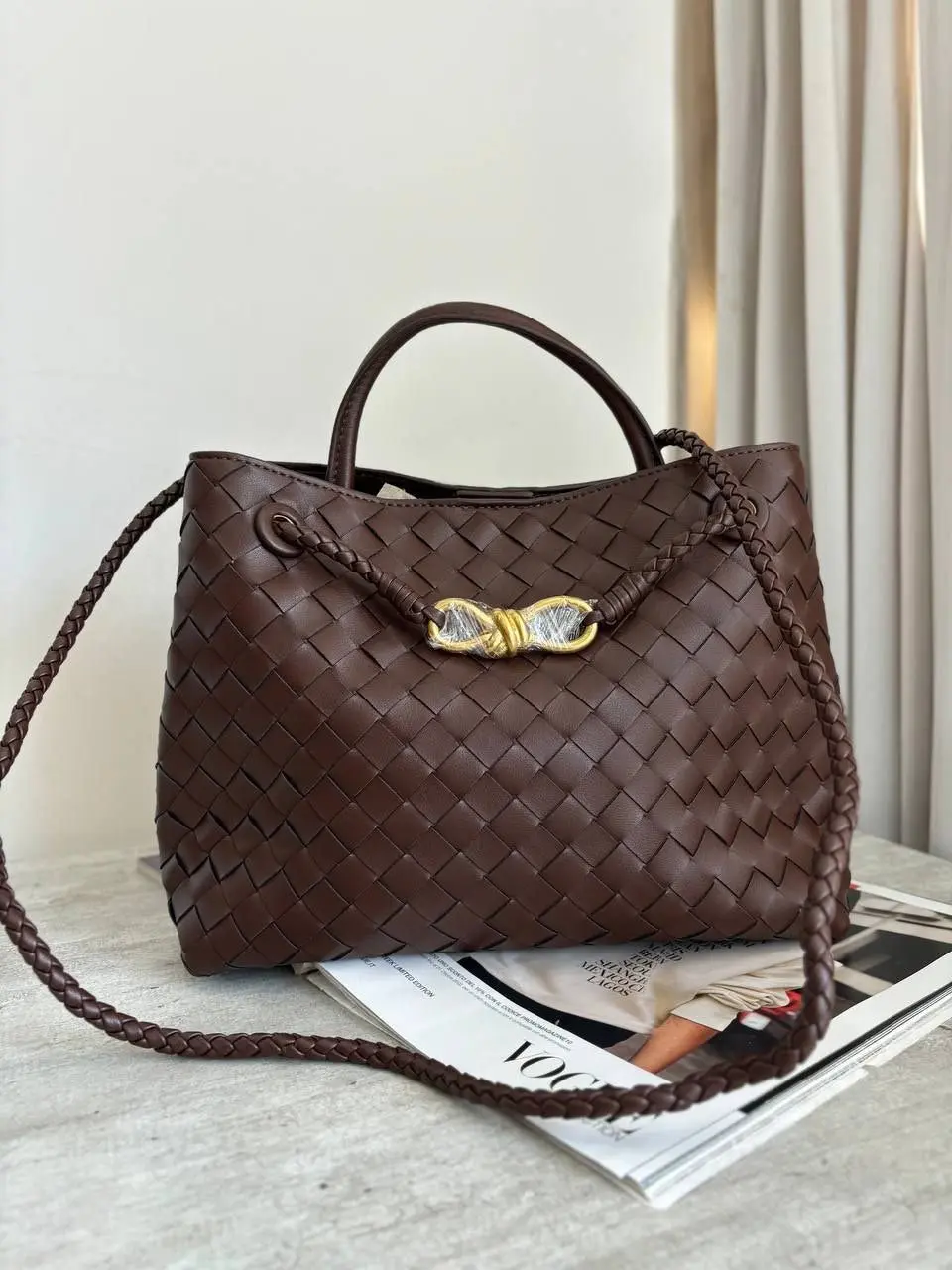 The Verona Weave Genuine Leather Bag – Italian Craftsmanship Meets Timeless Elegance