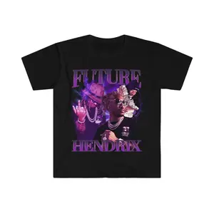 Adult Unisex Future Hendrix Rap Trap Fan Softstyle T-Shirt