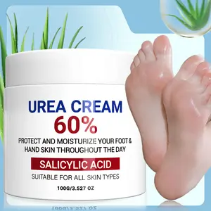 60% Urea Cream, Urea Foot Cream, Intensive Foot Care, Hand Cream For Dry Cracked Hands, With Salicylic Acid, Long-Lasting Moisturizing, Unisex, Suitable For All Skin Types, Holiday Gifts-100g