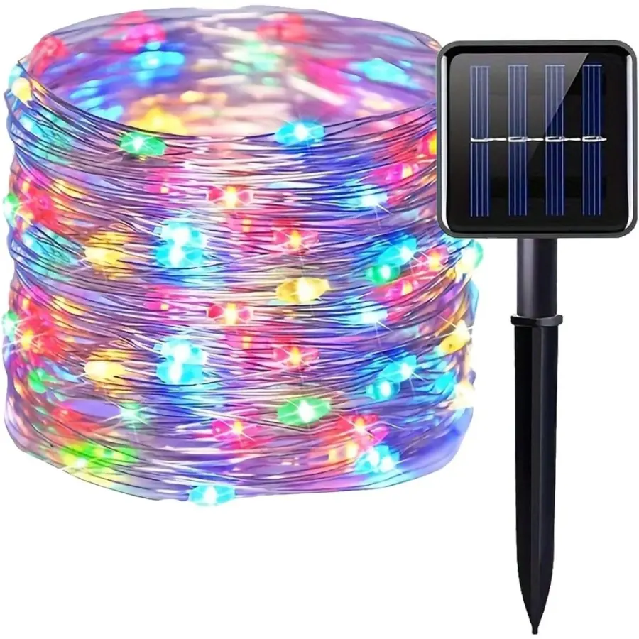 50 LED Copper Wire Fairy String Lights, Waterproof Flexible Rope Lights, Indoor Outdoor Decorative Lights for Bedroom, Wedding, Christmas, Halloween, Party, Holiday Ambient Home Decorations