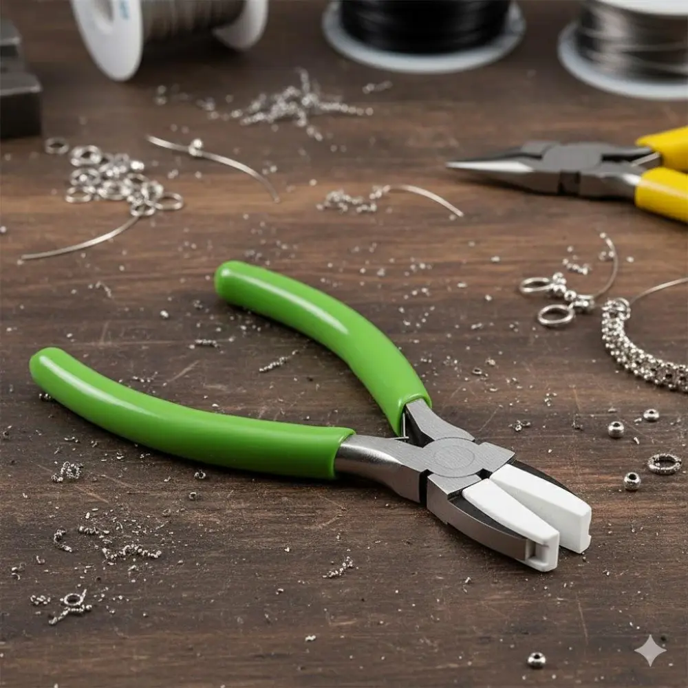 Professional Jewelry Pliers Set: Anti-Slip Grip, Multi-Functional Beading Crimping, Wire Bending, Shaping, and Fixing Tools for DIY Jewelry Making, Repair, Model Crafting, and Electronic Assembly. Durable, Corrosion-Resistant with Precision Tips.