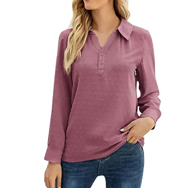 Top Minimalist Lady's Long Sleeve Blouse - Used Paperback Book: "Viajes en la luz : mis caminos hacia el ser" by Unknown Author
