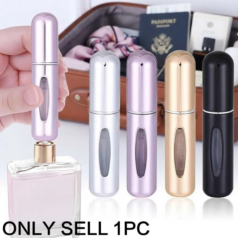 Mini Refillable 5ml Perfume Atomizer - Leak-Proof Travel Spray Bottle, TSA Approved Portable Accessory for Fragrance, Portable Perfume Bottles. Perfect Gift for Women, Men, Friends & Couples.