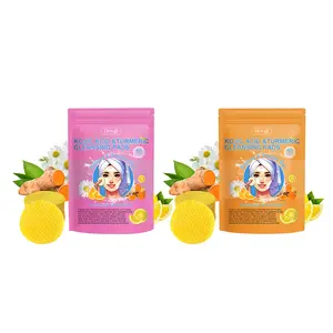 Hoygi Curcumin Acid Cleansing Pads: Gentle Exfoliation, Deep Cleansing, Non-Tightening, Improves Skin Condition, Facial Cleansing Pads