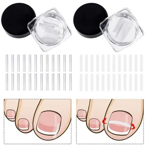 Ingrown Toenail Correction Strips | C-shaped Braces for Curved Nails, Toenail Straightener for Men & Women, Professional Foot Care Solution