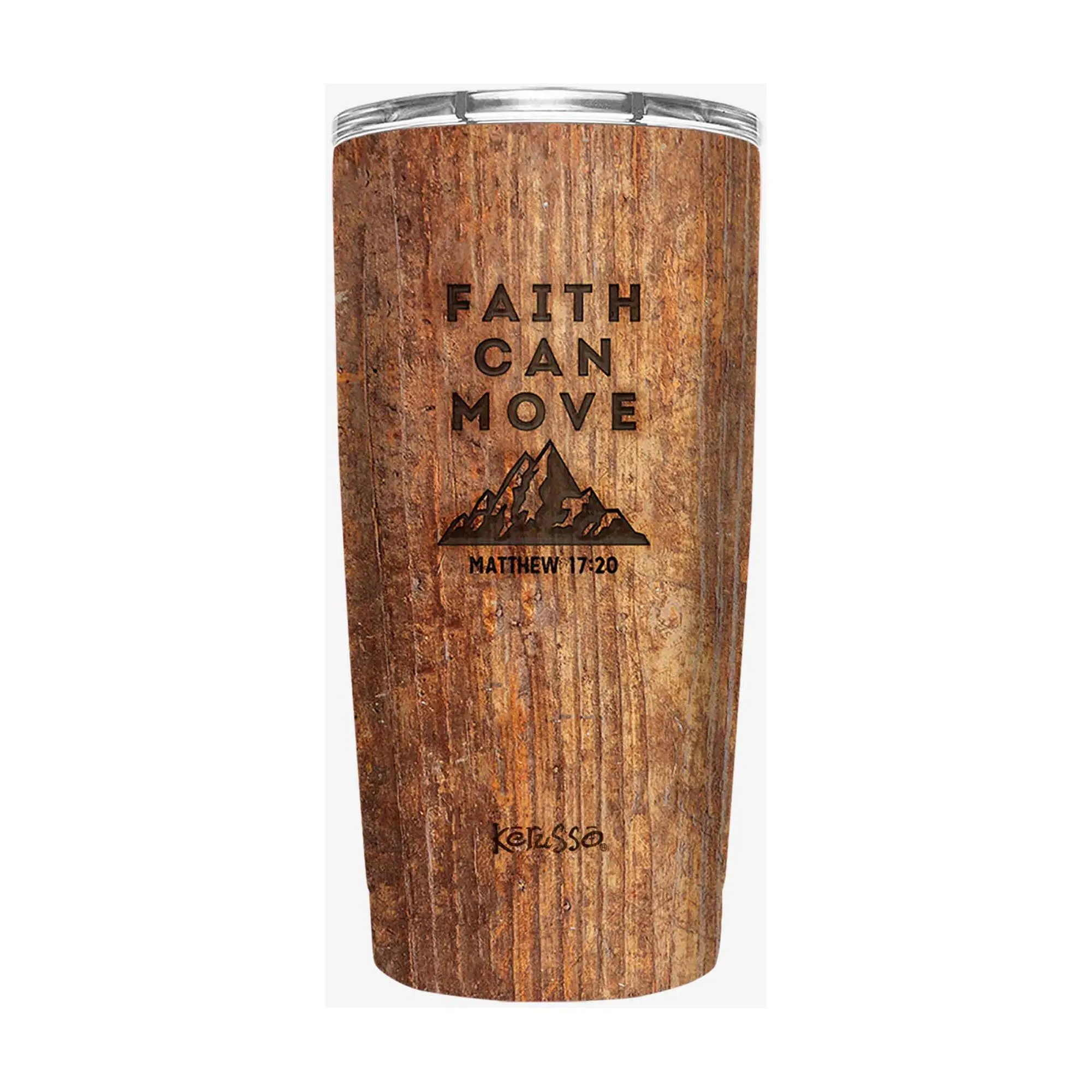 Kerusso 20-oz Dual Wall Tumbler - Faith Can Mov e