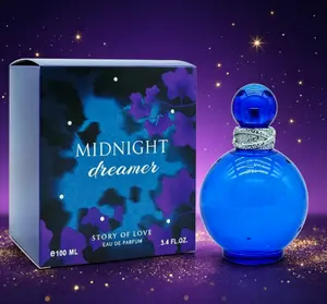 Blue Midnight Dreamer Eau de Parfum for Women, 100ml/3.4fl oz Story of Love Perfume Bottle, Sweet Fruity Floral Scent Fragrance for Daily Wear, Vanity, Bedroom