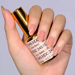 DND DC 2453 BALLET FAIRY Gel and Lacquer Duo nail care nail art sheer nude gel color