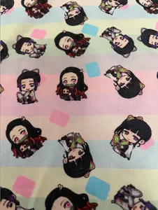 Demon Slayer Anime Fabric By the half yard 18"x57"
