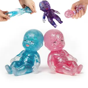 2026 New Squishy Glitter Slow Rising Soft Foam Stress Relief Squeeze Suitable for Relieving Stress Soft Cute Squeeze Desk Decor & Gift