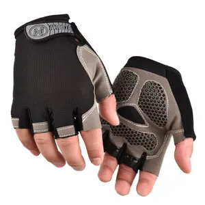 Cycling Sports Gloves — Half-Finger / Short-Finger Bicycle Gloves — Non-Slip Outdoor Riding Gloves