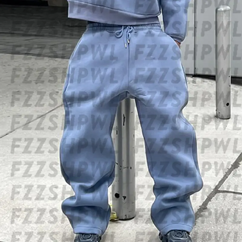 Blue sweatpants