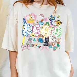 Read Children's Books Teacher Coquette Bow Shirt, Book Lover Shirt, Teacher Shirt, Reading Books Teacher Sweatshirt, Kindergarten Tee 3
