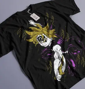 Unisex Meliodas T-Shirt, The Seven Deadly Sins T Shirt, Nanatsu no Taizai, Anime Shirt, Anime T-Shirt