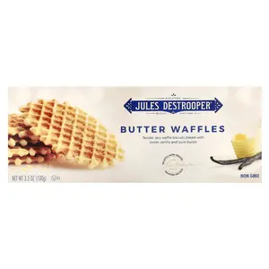 Jules Destrooper Butter Waffles, 3.5 oz (100 g)