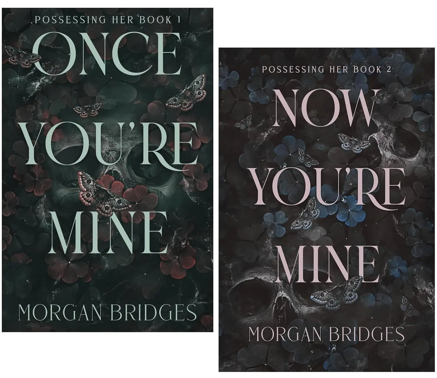 Possessing Her Series by Morgan Bridges 2-Book Dark Romance Novel Collection Set (Once You're Mine, Now You're Mine) - Spicy Romance Paperback Books, Spicy Romance Books