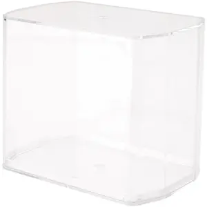 Pioneer Plastics Clear Plastic Desktop Aquarium, 5.75" W x 3.75" D x 5" H