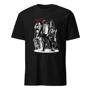 [SALE UP TO 50%] Michael Jackson King Of Pop Comfort Color T-Shirt, Retro Music Vintage MJ Shirt, 80s 90s Pop Graphic Tee, Unisex Outfit