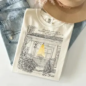 Comfort Colors® Noah Kahan I'll Leave The Porch Light on Shirt, Noah The Great Divide Sweatshirt, NK Concert Tee, Gift for Fan, Merch Gift