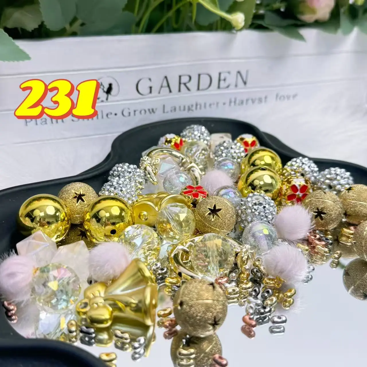 Rainbow-Daily New Arrivals |Acrylic Bead Mix for DIY Craft Beadable Pen Bracelets Phone Charms Necklaces Versatile Use