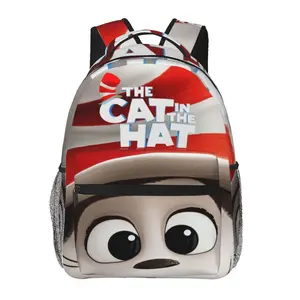 Large Capacity The Cat in the Hat 2026 Travel Backpacky The Cat in the Hat Backpack Carry On The Cat in the Hat Backpack Casual Daypack Business Work Bag for Teens, Colleagues & Holiday Gifts