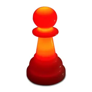 MegaChess 12 Inch Perfect Pawn Light-Up Giant Chess Piece - Multi-Color LED Lights 8 Colors
