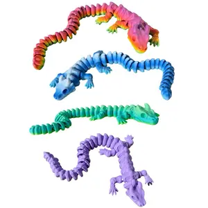 Skeleton Dragon 3D Printed Figurine - Articulating Design, Unique Color Variations, Perfect for Collectors & Easter Baskets - Decor