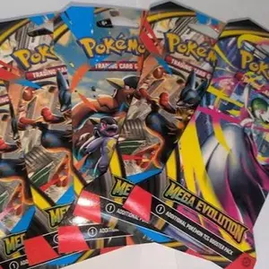 TCG Pokemon Mega Evolution 5 pack Bundle