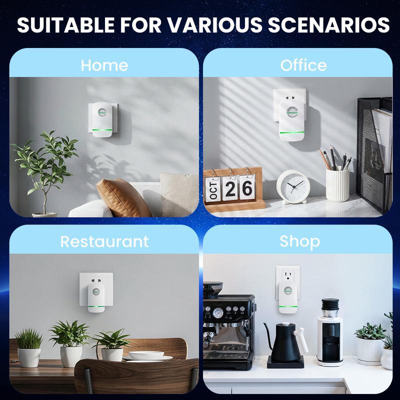 Plug-In Power Box with US Plug 2026 Updated Design, Compatible with 90–250V Input Range