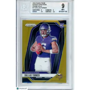 2024 Panini Prizm Dallas Turner #11 3/10 BGS 9