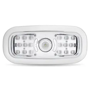 Trux Accessories Chrome 7-Color LED Interior Projector, Map and Reading Light for Automotive & Motorcycle Interior Lighting Assemblies