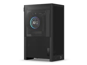 NZXT H2 Flow mini-ITX Case - 20.7L - includes 2 x 120mm Fans & PCIe 5.0 Riser Cable - All Black