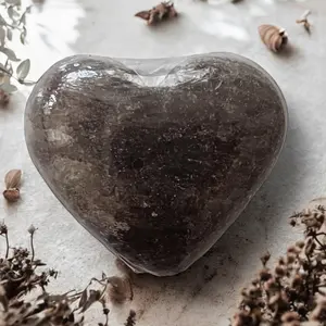 Grey Heart Exfoliating Salt Stones