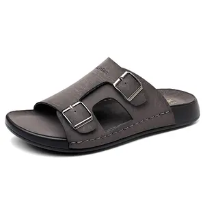 Men’s 2026 summer new thick-soled height-increasing slides — stylish, versatile beach shoes fathersdaygift