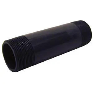 212 MAIN Mueller Industries 407-120 1.5x12 in. PVC Schedule 80 Nipple Water Pipe, PVC Construction